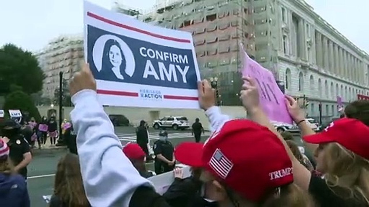 Designierte US-Verfassungsrichterin Barrett zu Anhörungen im Senat