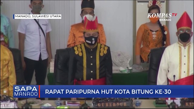 Rapat Paripurna Hut Kota Bitung Ke-30
