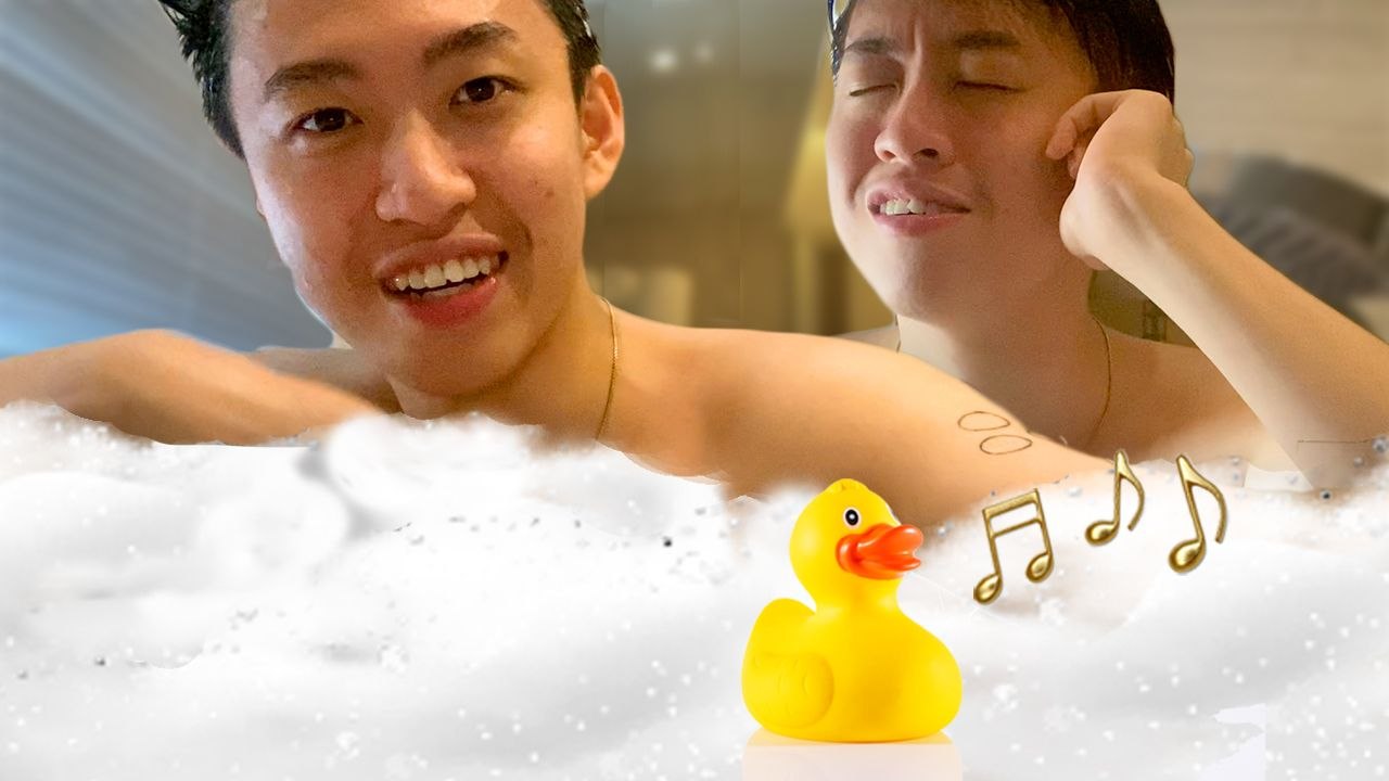 Rapper Rich Brian Sings Travis Scott In The Bathtub | Singing In The Shower | Cosmopolitan