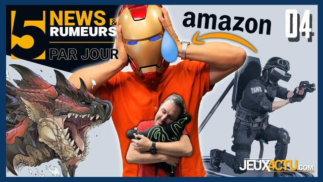 Avengers en danger ? Le fail d'Amazon, Monster Hunter inquiète ? Tapis VR révolutionnaire, RazerCon