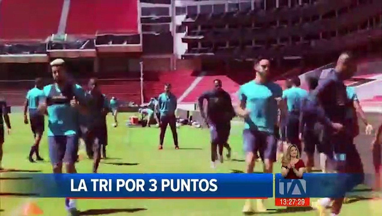 La selección ecuatoriana trabaja para enfrentar a Uruguay