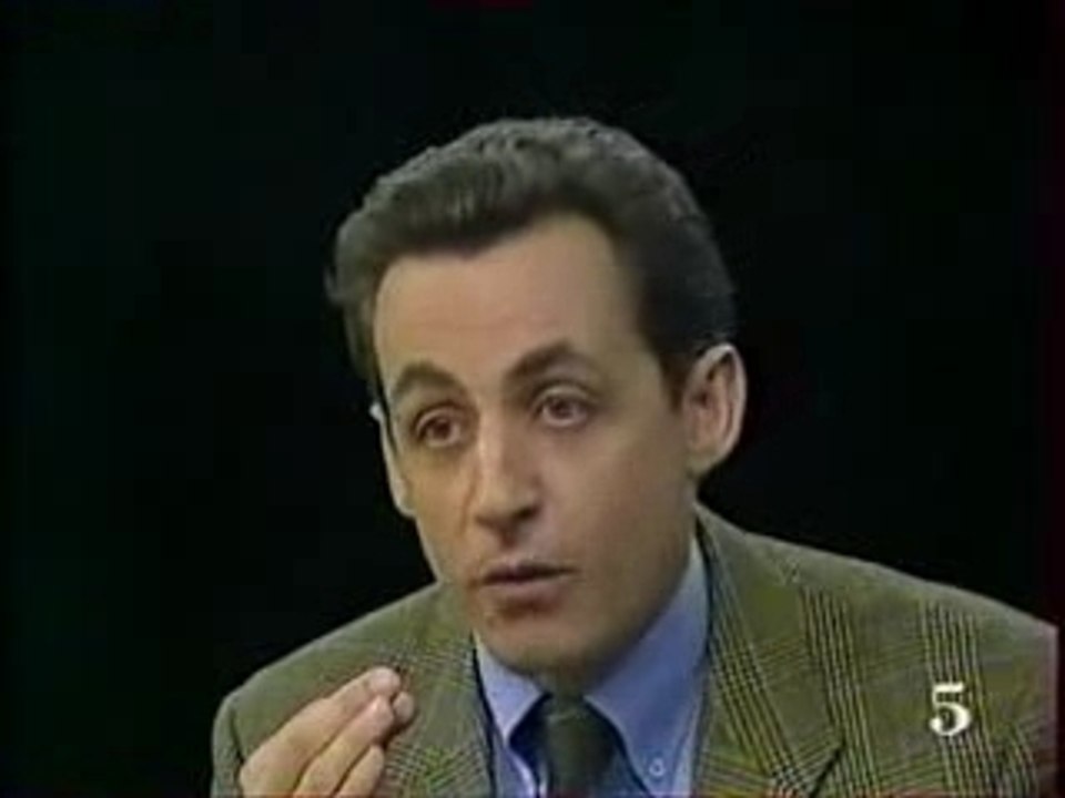 DEBAT AUDIOVISUEL SARKOZY - DRAY - LA 5 1992