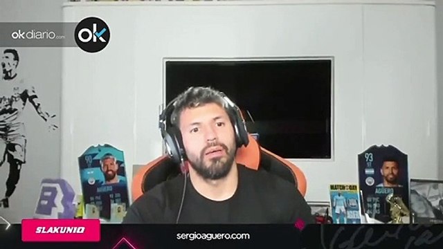 Courtois y el Kun Agüero se pican en el directo de Twitch de Ibai Llanos