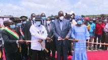 Le Président Alassane Ouattara inaugure l'axe Ferké- Nassian- Kong