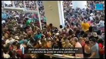 Impactante avalancha de gente en la apertura de un shopping de Brasil en plena pandemia