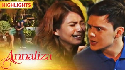 Lazaro pushes Stella away knowing that she is pregnant | Annaliza