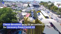 Mexican devotees pray to death 'saint', ask for protection from pandemic