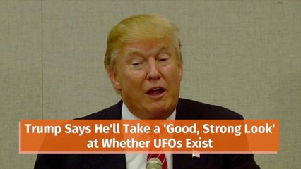 Trump Talks More On Aliens