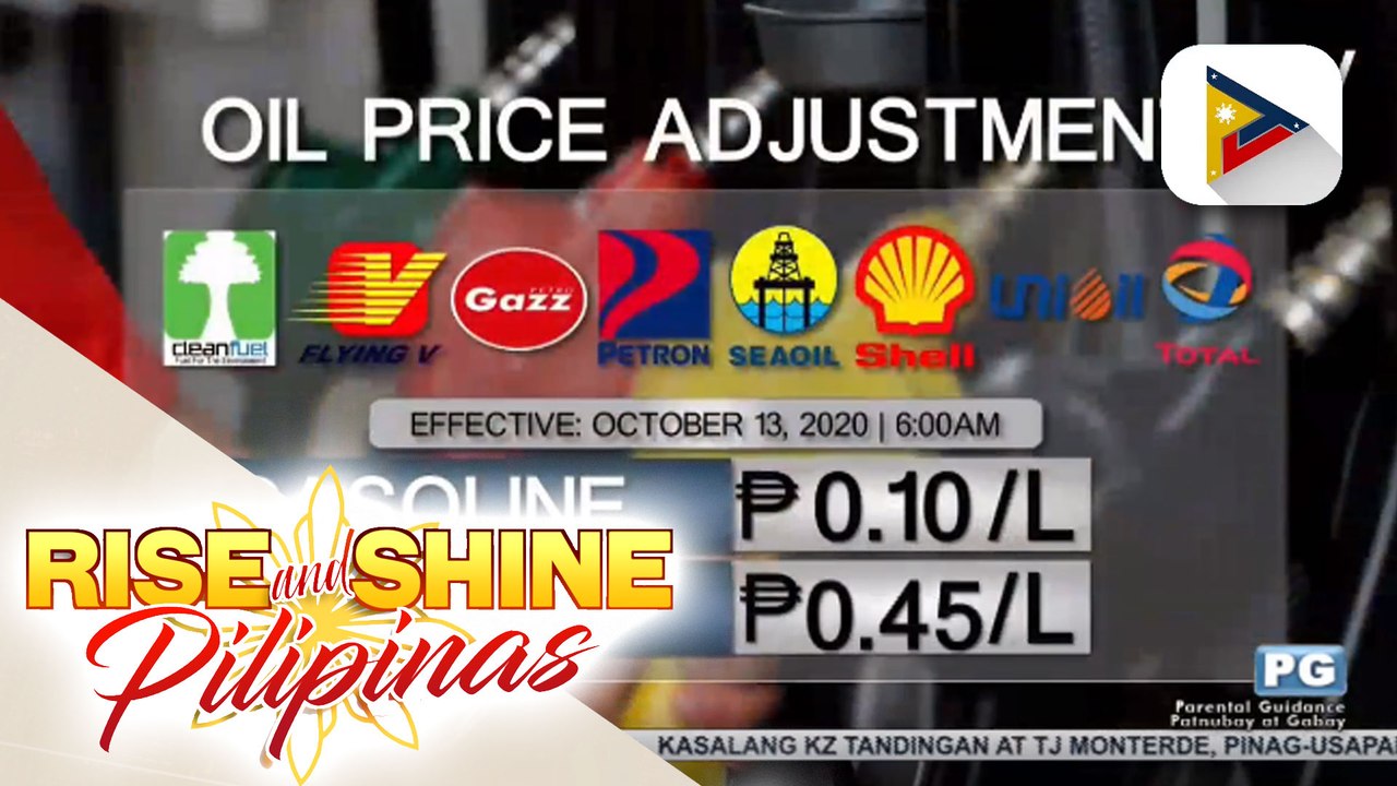 Oil price adjustment, epektibo ngayong araw