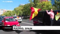 Madrid: Vox-Anhänger gehen gegen Regierung auf die Straße