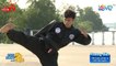 Nhà VĐTG muay thái Duy Nhất tập luyện để thi đấu đối kháng truyền nhân Thiếu Lâm Song Diện 