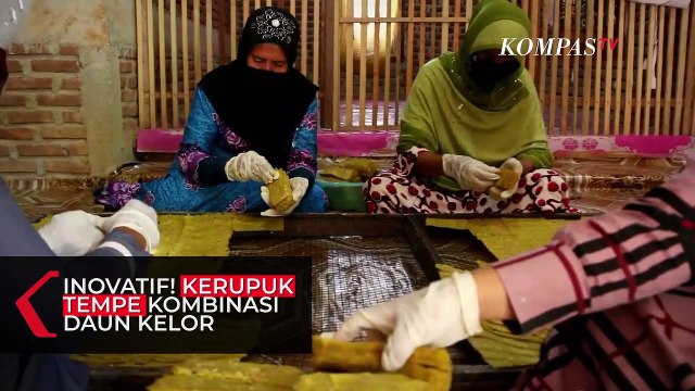 Inovatif! Kerupuk Tempe Kombinasi Daun Kelor
