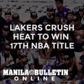 Lakers crush Heat to win 17th NBA title