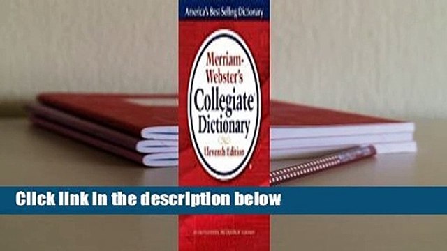 [Read] Merriam-Webster's Collegiate Dictionary Review