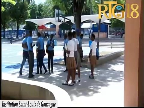 Premye jounen egzamen ofisyèl elèv 9èm ane yo, vizit RTG fè nan kèk sant nan Pòtoprens