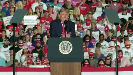 Un Trump eufórico, convencido de su recuperación, vuelve a atacar a su rival