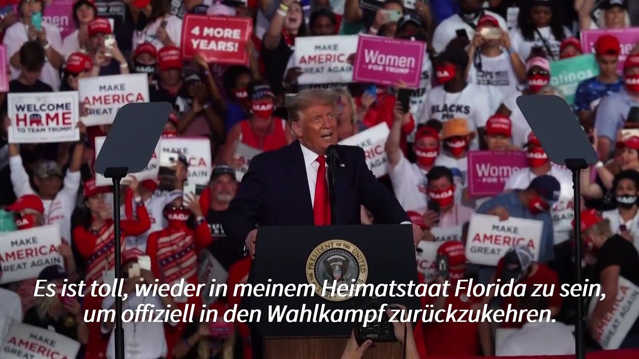 Trump zelebriert Genesung: 'Ich fühle mich so stark'