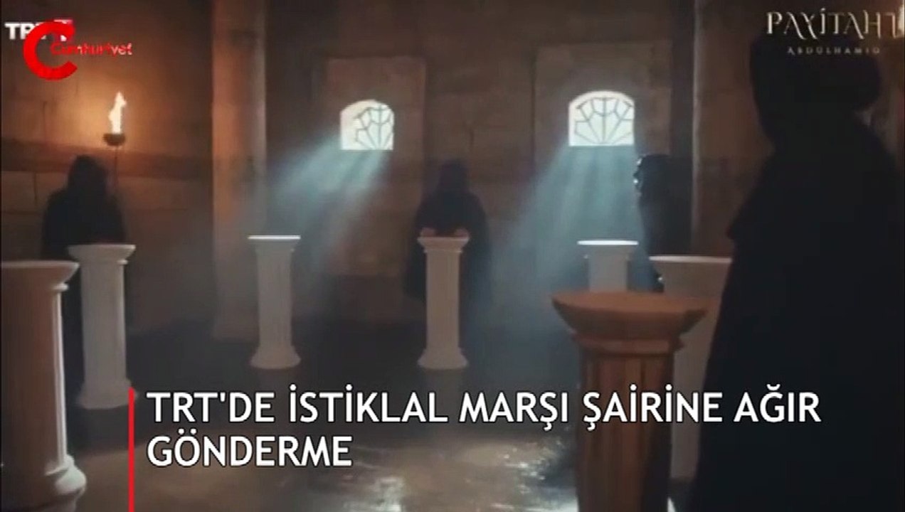 TRT dizisinde İstiklal Marşı şairine ağır gönderme