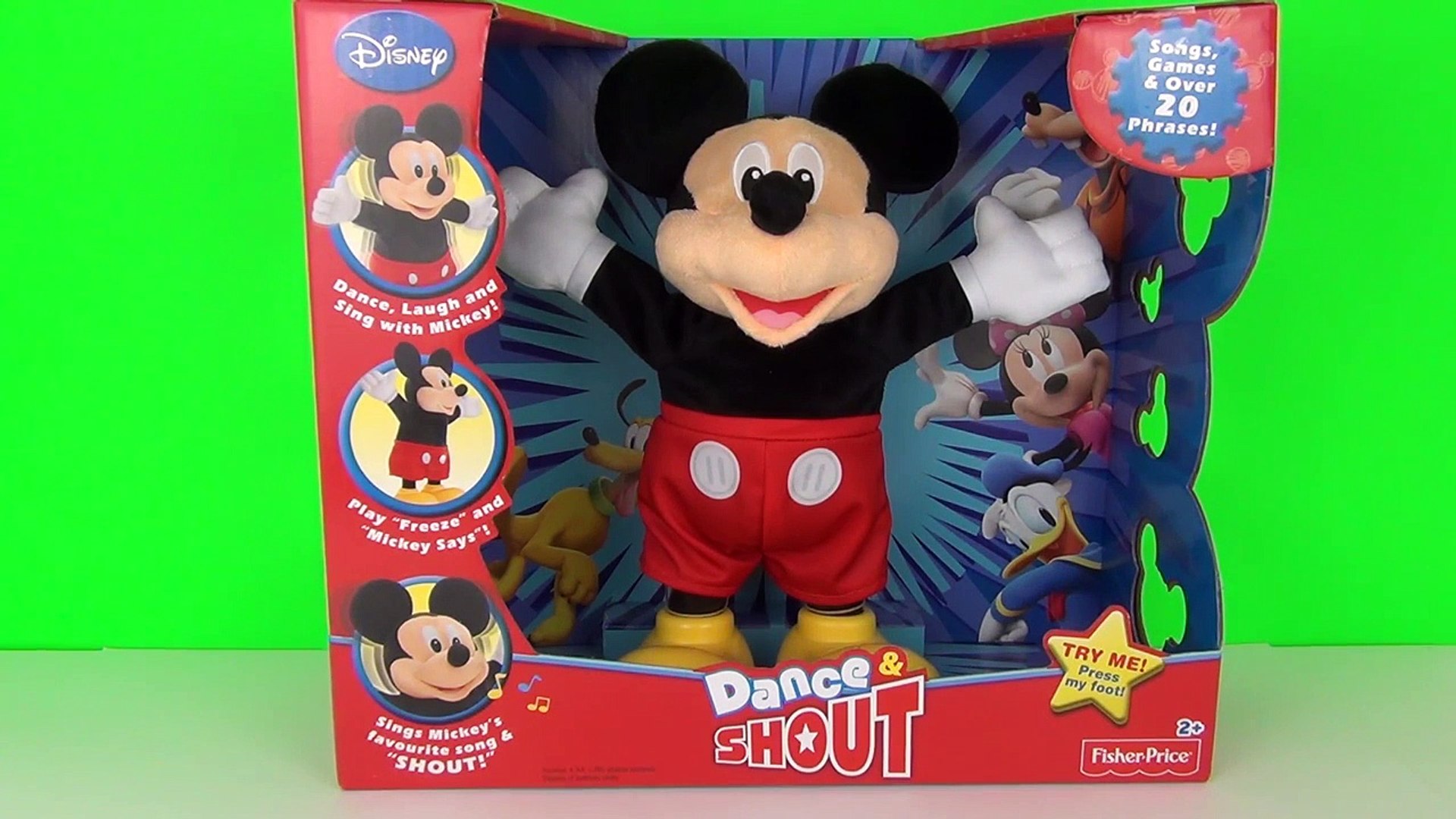 Mickey mouse sing and dance clearance toy