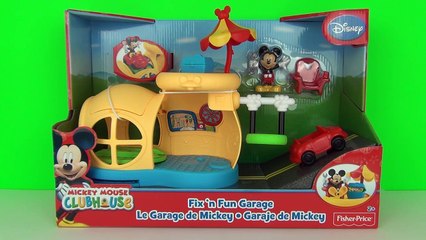 Disney Junior Mickey Mouse Clubhouse Fix 'n Fun Garage Playset Toy Review, Fisher Price