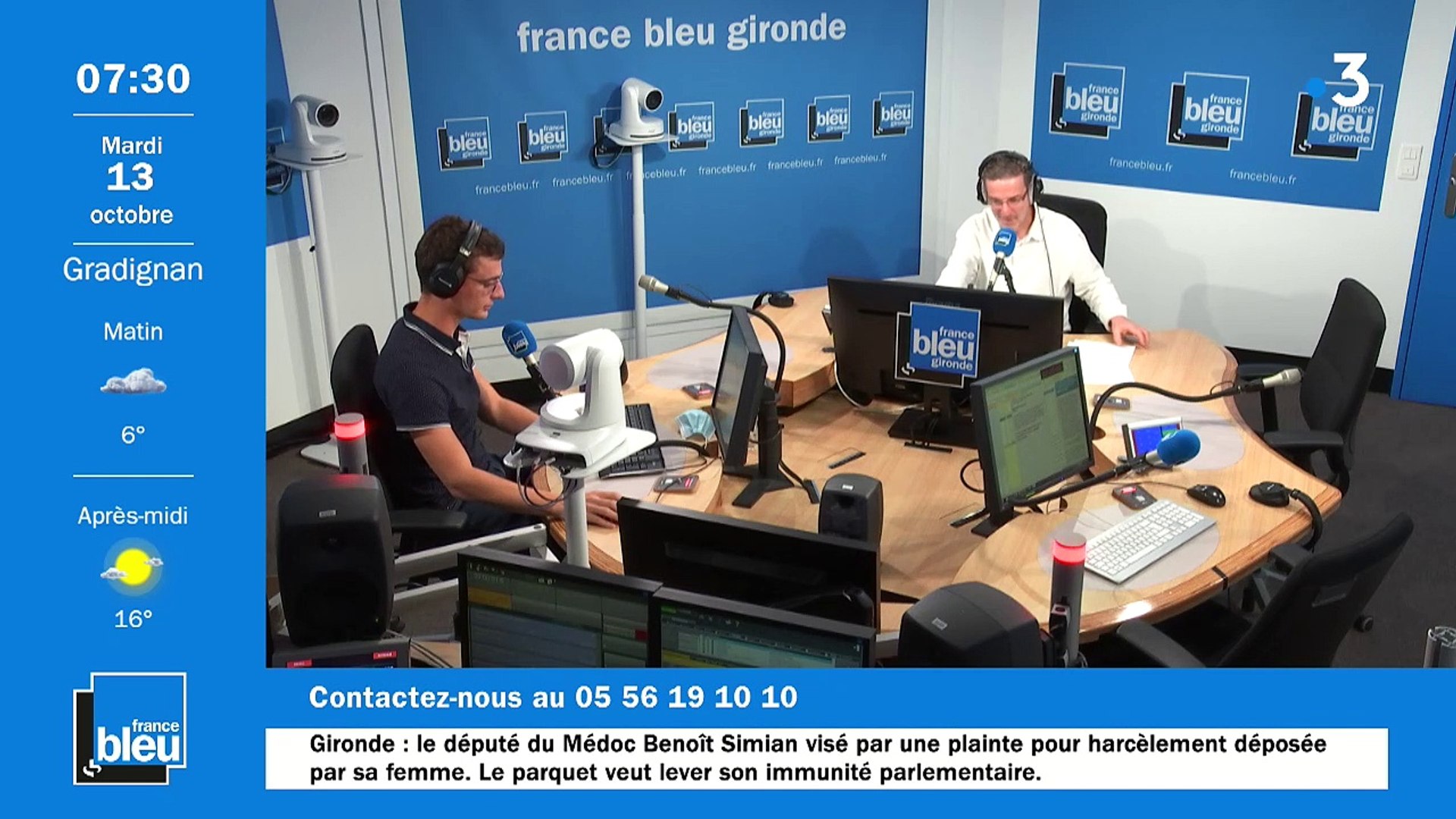 La matinale de France Bleu Gironde du 13/10/2020 - Vidéo Dailymotion