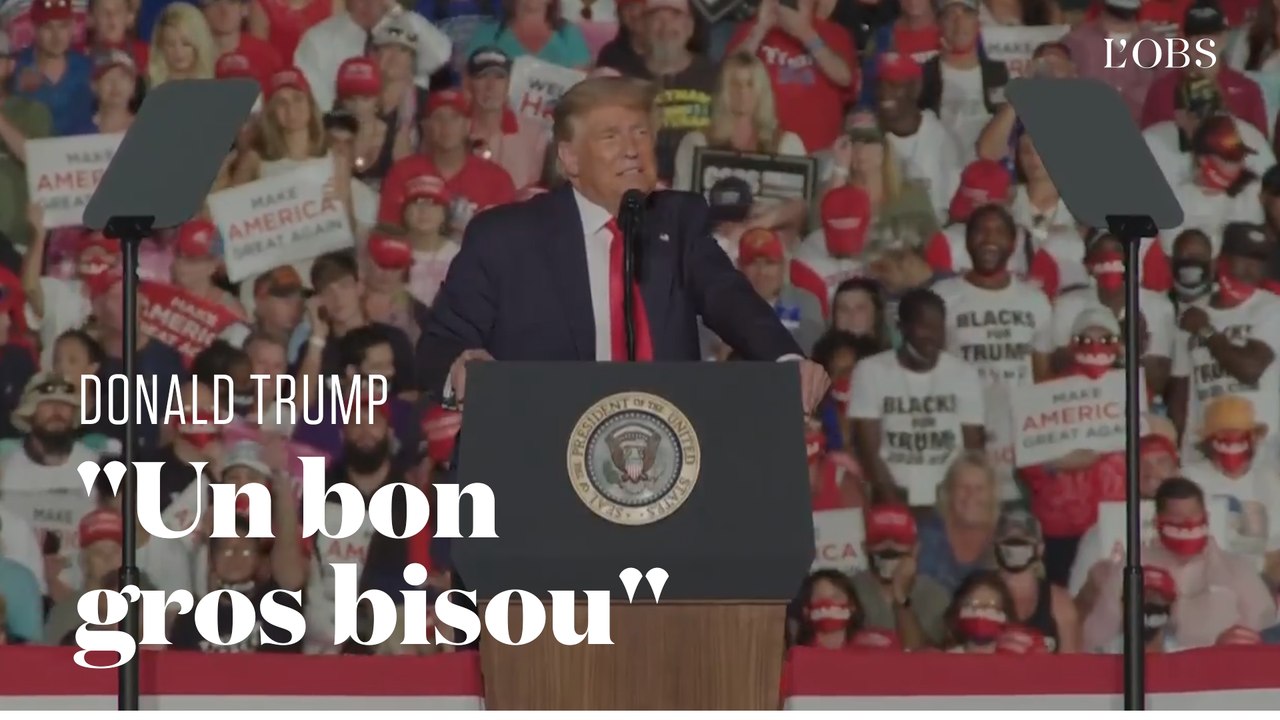 Se disant "immunisé"contre le Covid-19, Donald Trump veut faire "un gros bisou" à ses supporters