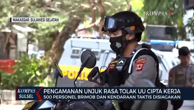 500 Personel Brimob Dan Kendaraan Taktis Disiagakan