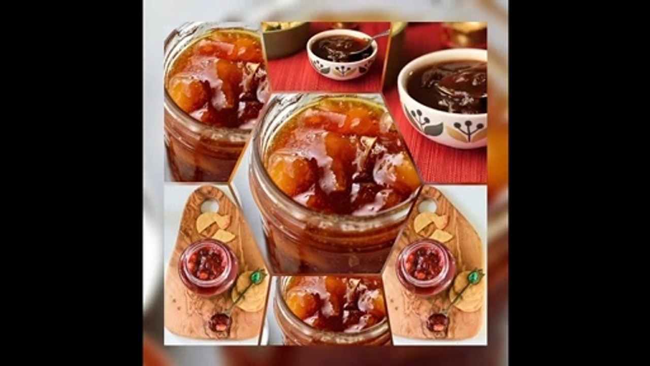"Damson and Tamarind Chutney  made in minutes"alo bukhara or imli ki chatni""آلو بخارے املی کی چٹنی"