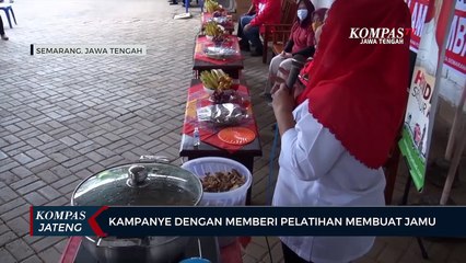 Kampanye Dengan Memberi Pelatihan Membuat Jamu