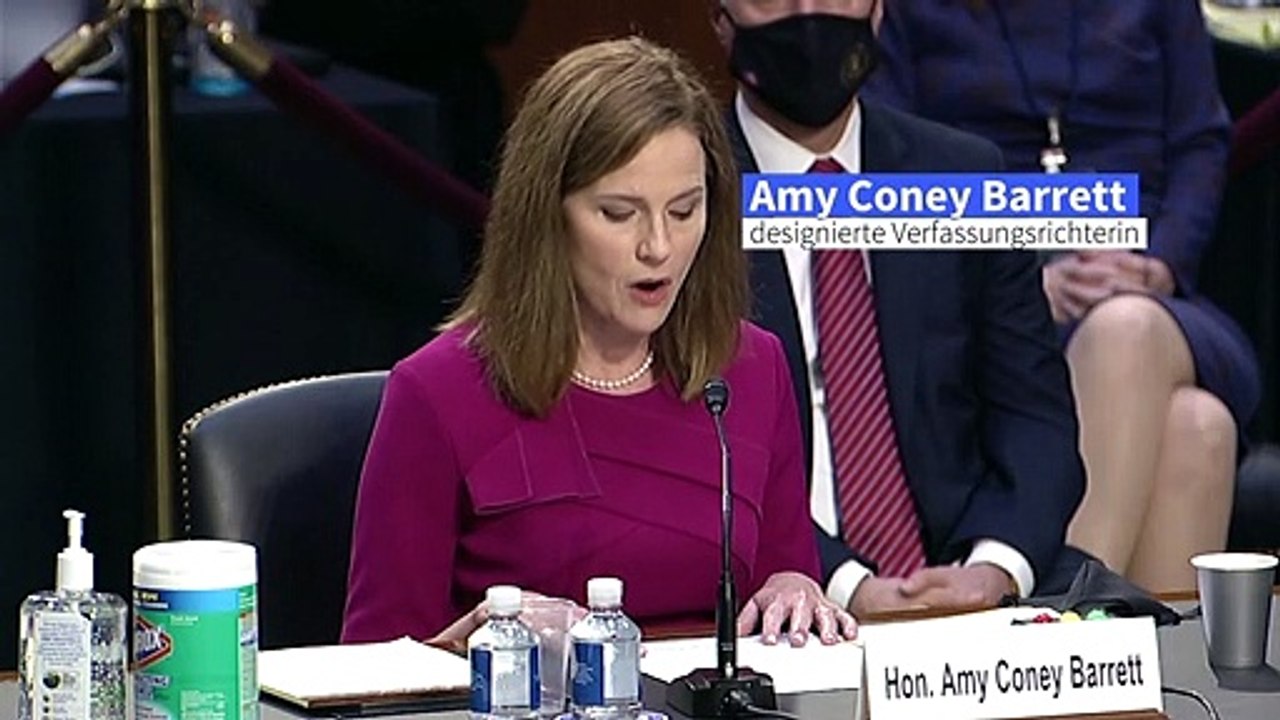 Coney Barrett: 'Ich will keine Politik machen'