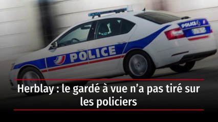 Herblay : le gardé à vue n’a pas tiré sur les policiers