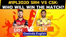 IPL 2020: CSK Vs SRH: MS Dhoni's team eyes much-needed win to stay alive | Oneindia News