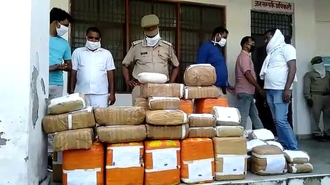 अम्बेडकरनगर: अवैध गांजे के साथ 6 अंतरराज्जीय गांजा तस्कर गिरफ्तार