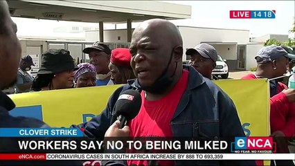 Clover workers say no to being milked