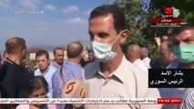 الأسد يعتبر الحرائق التي اجتاحت مناطق سورية 