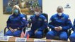 LIVE - NASA astronaut and two cosmonauts speak ahead of launch to the International Space Station