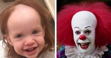 Après avoir utilisé de la crème dépilatoire sur ses cheveux, une petite fille est comparée au clown de « Ça »