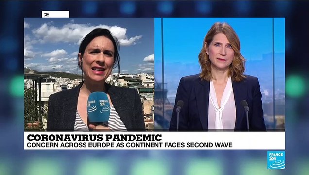 Concern accross Europe as continent faces second wave: Update on the situation in Greece