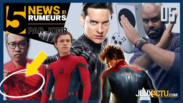 Spider-Verse : les 3 Spider-Man confirmés, David Cage tacle la Xbox SS, Rockstar rachète un studio