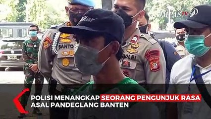 Bawa Katapel Saat Demo, Pria Asal Pandeglang Ditangkap Polisi