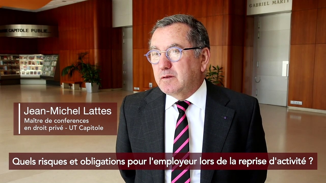 ["Comprendre pour entreprendre", #28] "Télétravail : quel cadre juridique ?" (Jean-Michel Lattes)