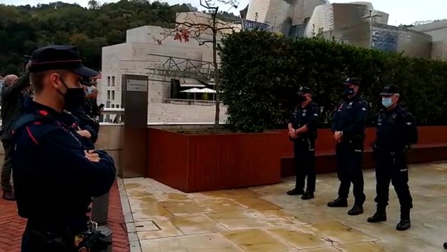 Homenaje al ertzaina Txema Aguirre, asesinado por ETA