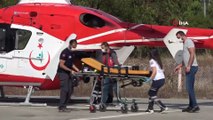 - Kalp krizi geçiren şahsın yardımına ambulans helikopter yetişti