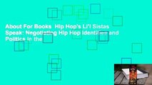 About For Books  Hip Hop's Li'l Sistas Speak: Negotiating Hip Hop Identities and Politics in the