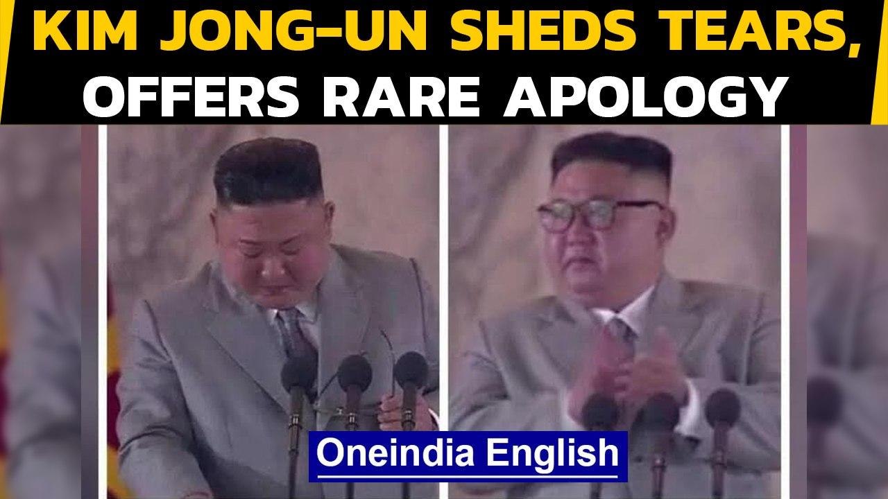 Kim Jong-un tearfully thanked North Koreans, bu...