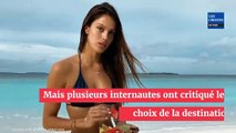 Iris Mittenaere publie des photos de ses vacances paradisiaques et déclenche une polémique