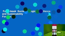 Full E-book  Social-Ecological Resilience and Sustainability  For Kindle