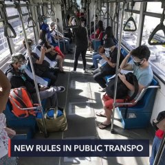 Gov't reduces one-meter rule to 'one seat apart' in public transportation