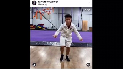 11 year old dancer Taio Burke
