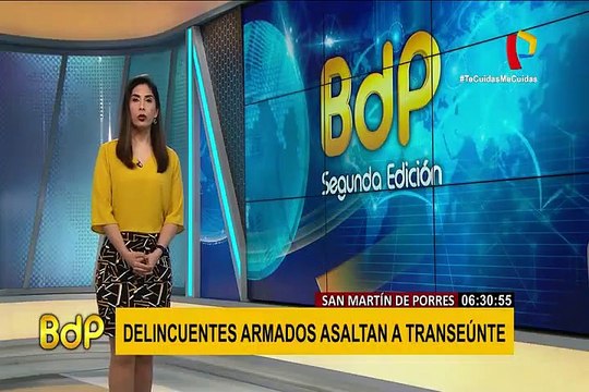 SMP: captan a 'raqueteros' en mototaxi asaltando a un transeúnte